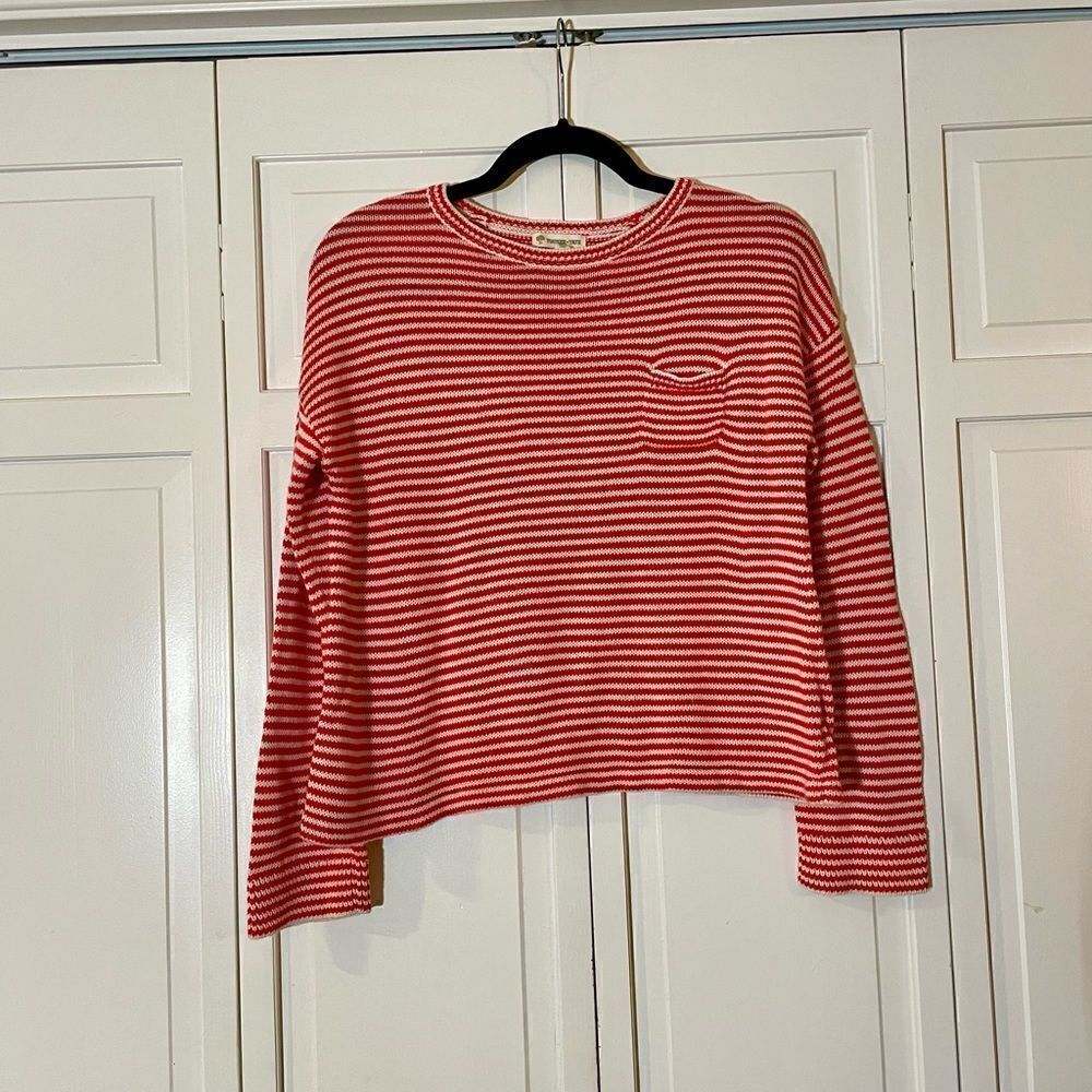🚨 SALE ‼️ Tucker + Tate cropped striped knit sweater